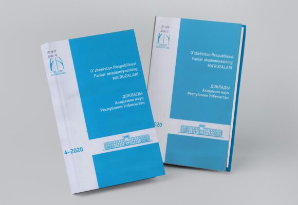O’zbekiston Respublikasi Fanlar akademiyasining MA’RUZALARI O’zbekiston Respublikasi Fanlar akademiyasining MA’RUZALARI