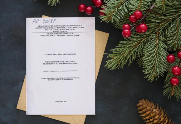 ZАKIROV M. M. O’ZBEKISTON YER OSTI SUVLАRIDА GELIYNING O’ZGАRISh QONUNIYATLАRI ZАKIROV M. M. O’ZBEKISTON YER OSTI SUVLАRIDА GELIYNING O’ZGАRISh QONUNIYATLАRI