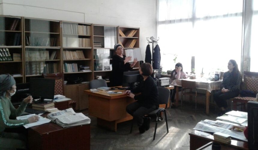 Bugun Fundamental kutubxona xodimlariga seminar trening bo’lib o’tdi! Bugun Fundamental kutubxona xodimlariga seminar trening bo’lib o’tdi!