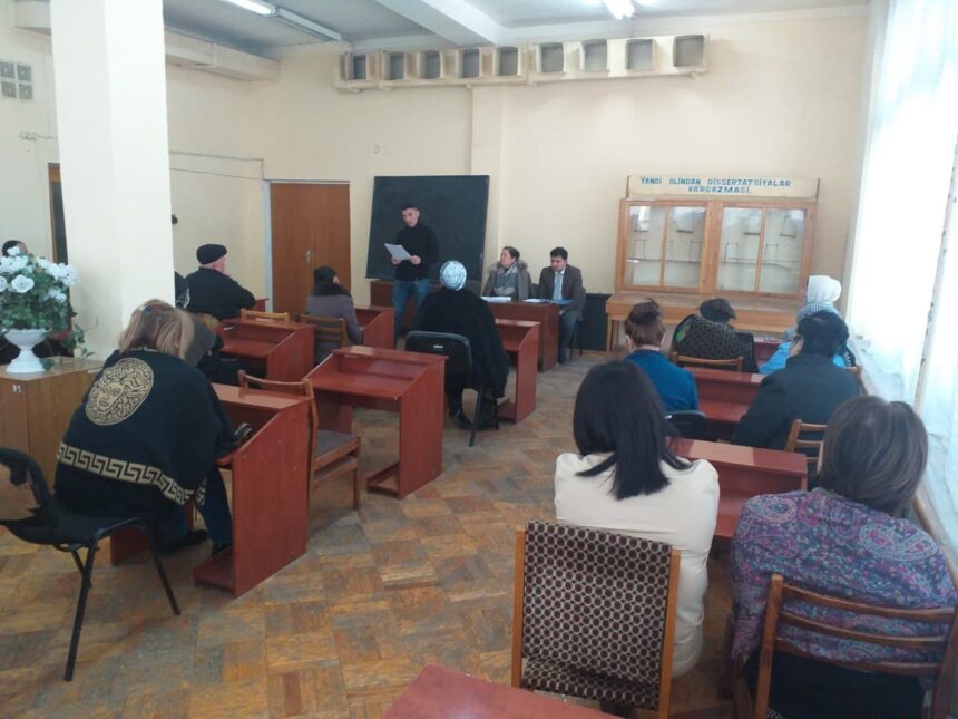 26-fevral kuni O’z.Res. FA Fundamental kutubxonasida kasaba uyushmasi qo’mitasi va ma’muriyat  hamkorligida tadbir bo’lib o’tdi!