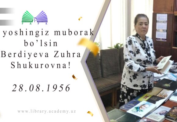65 yoshingiz muborak bo’lsin ulug’ ustoz!