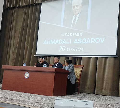 Fanlar akademiyasi Fundamental kutubxonasi bilan hamkorlikda О‘zbekiston davlat san’at va madaniyat institutida “Hayot uchun ibrat” mavzusida Ahmadali Asqarov bilan uchrashuv bo‘lib o‘tdi Fanlar akademiyasi Fundamental kutubxonasi bilan hamkorlikda О‘zbekiston davlat san’at va madaniyat institutida “Hayot uchun ibrat” mavzusida Ahmadali Asqarov bilan uchrashuv bo‘lib o‘tdi