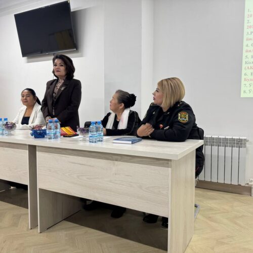 Joriy yilning 26-noyabr kuni Fanlar akademiyasi Fundamental kutubxonasida tarix fanlari doktori, Nizomiy nomidagi O‘zbekiston Milliy pedagogika universiteti professor vazifasini bajaruvchisi Taniyeva Guldona Mamanovna bilan ijodiy uchrashuv bo‘lib o‘tdi Joriy yilning 26-noyabr kuni Fanlar akademiyasi Fundamental kutubxonasida tarix fanlari doktori, Nizomiy nomidagi O‘zbekiston Milliy pedagogika universiteti professor vazifasini bajaruvchisi Taniyeva Guldona Mamanovna bilan ijodiy uchrashuv bo‘lib o‘tdi