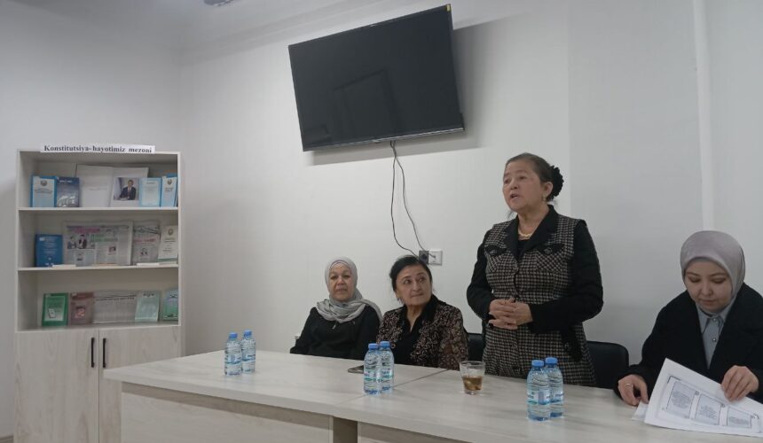 Fanlar akademiyasi Fundamental kutubxonasida “Konstitutsiya – taraqqiyot poydevori” mavzusida ma’rifiy tadbir bo‘lib o‘tdi Fanlar akademiyasi Fundamental kutubxonasida “Konstitutsiya – taraqqiyot poydevori” mavzusida ma’rifiy tadbir bo‘lib o‘tdi