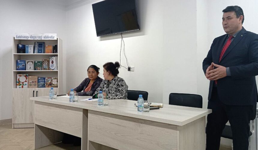 FA Fundamental kutubxonasida Jamoat shartnomasi bajarilishi bo‘yicha yig‘ilish bo‘lib o‘tdi