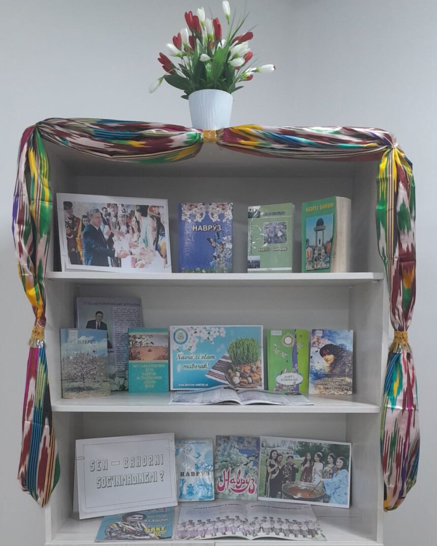 “Navro‘zi olam muborak!” nomli kitob ko‘rgazmasi “Navro‘zi olam muborak!” nomli kitob ko‘rgazmasi