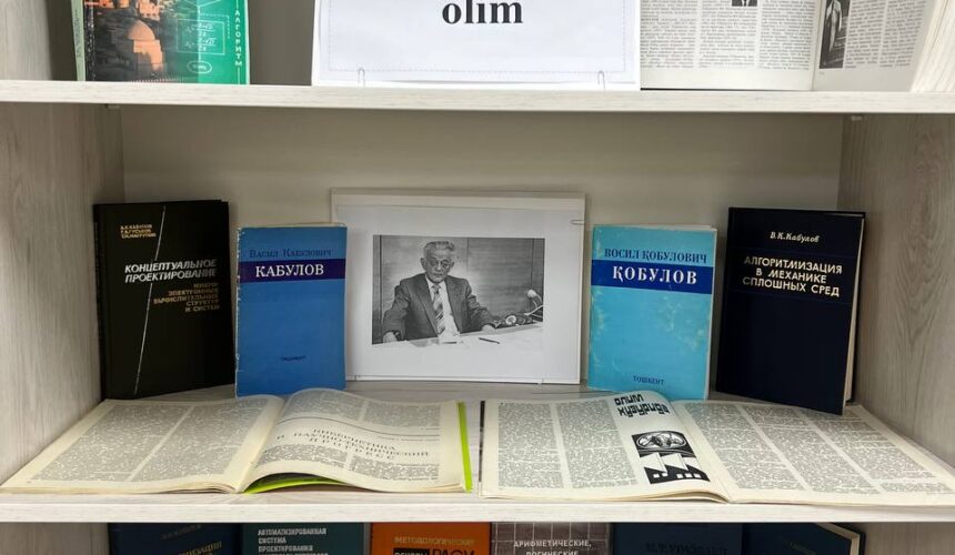 Akademik Vosil Qobulov tavalludining 105 yilligiga bag‘ishlangan kitob ko‘rgazmasi
