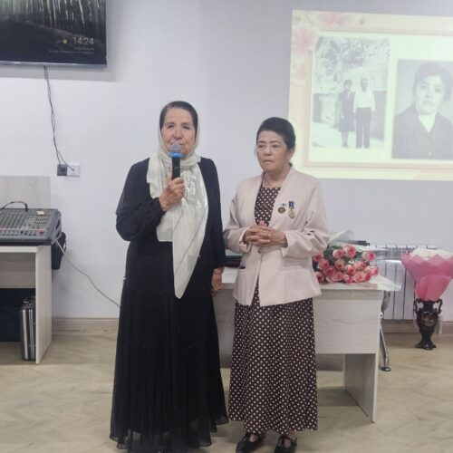 ZUHRA SHUKUROVNANING 70 YILLIK YUBILEYI NISHONLANDI ZUHRA SHUKUROVNANING 70 YILLIK YUBILEYI NISHONLANDI
