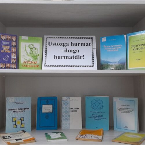 1-oktabr – O‘qituvchi va murabbiylar kuni munosabati bilan Fanlar akademiyasi Fundamental kutubxonasida “Ustozga hurmat – ilmga hurmatdir” mavzusida kitob ko‘rgazmasi tashkil etildi